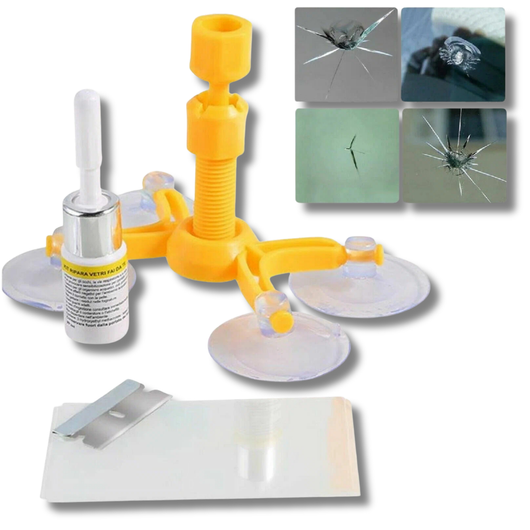 curing uv resin with sunlight on car windshield crack repair